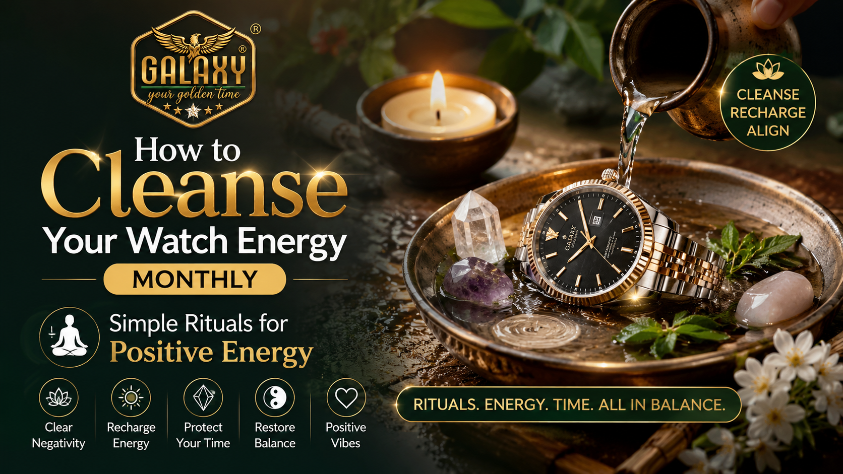 How to Cleanse Your Watch Energy Monthly: Simple Rituals for Positive Eanergy