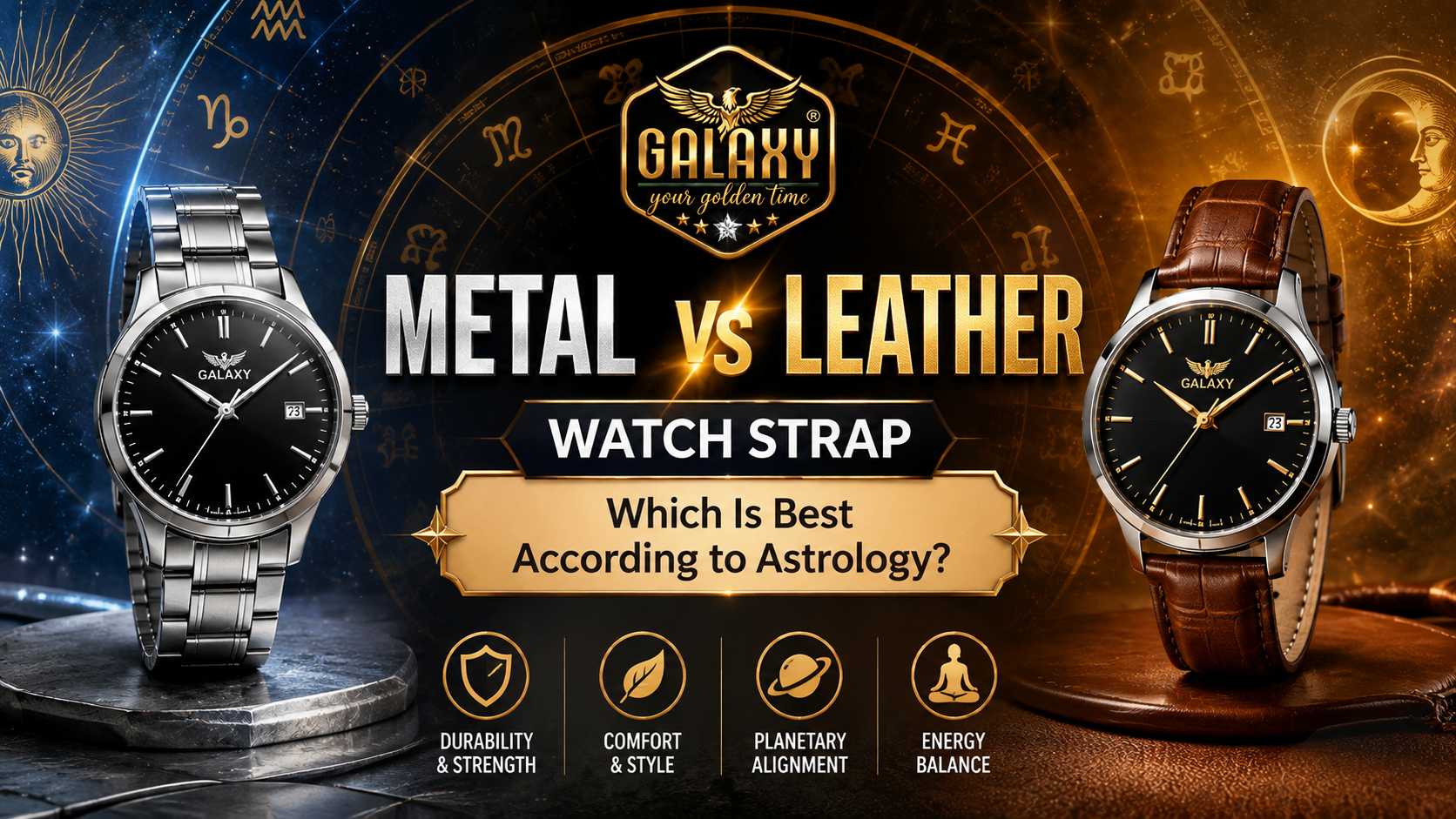 Metal vs Leather Watch Strap : Which Is Best According to Astrology?