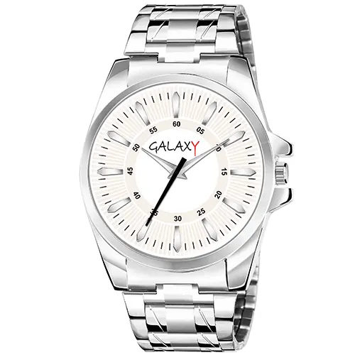 Classic Men's Analog Silver Watch