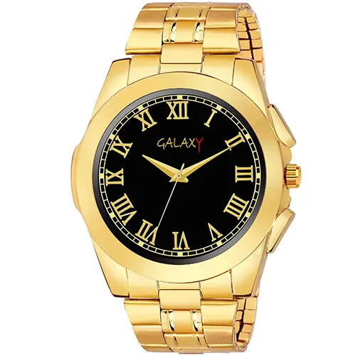 Galaxy Gold Roman Numeral Watch