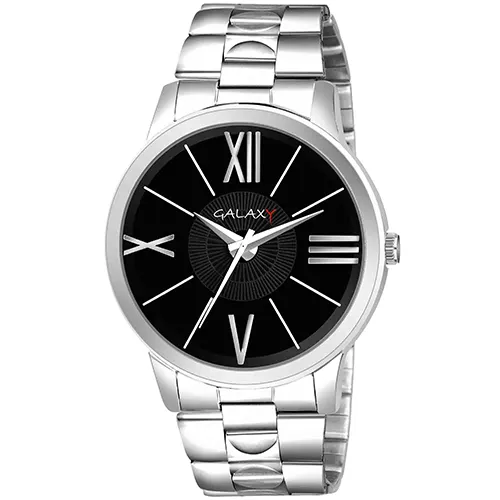 Silver Roman Numeral Watch