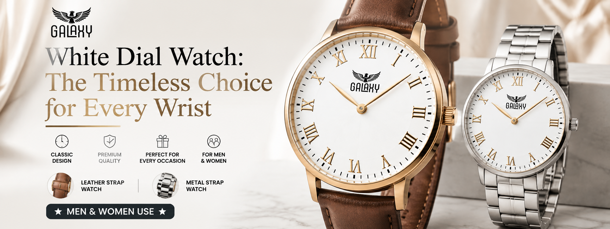 White Dial Watch The Timeless Choice for Every Wrist