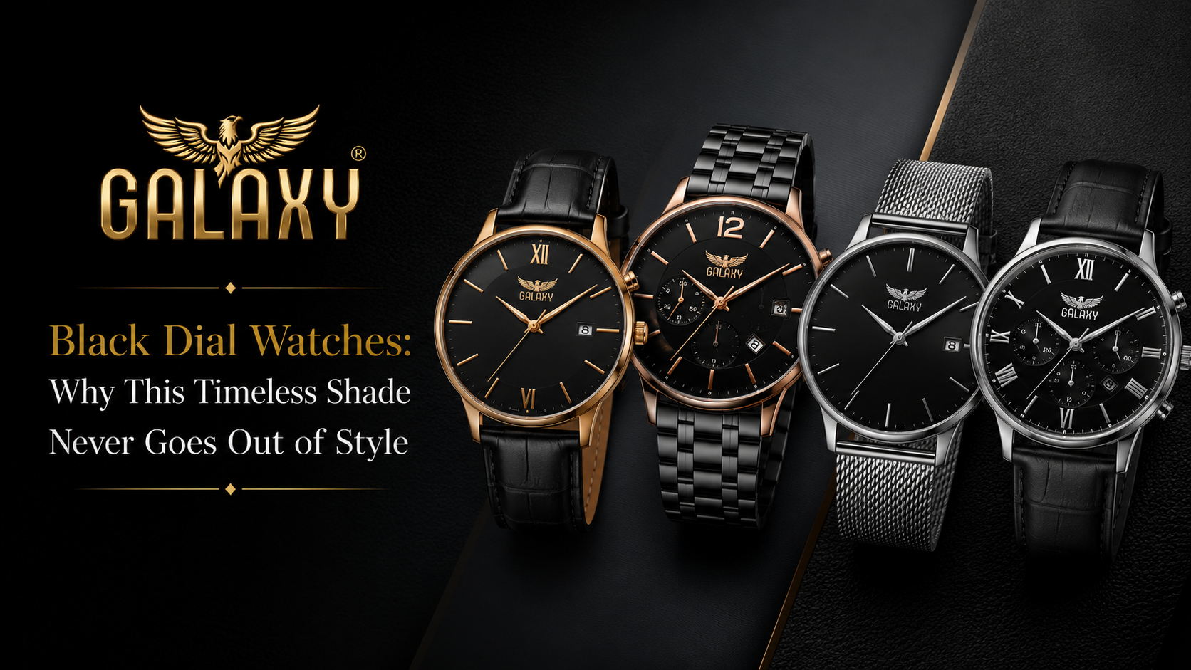 Black Dial Watches Why This Timeless Shade Never Goes Out of Style?