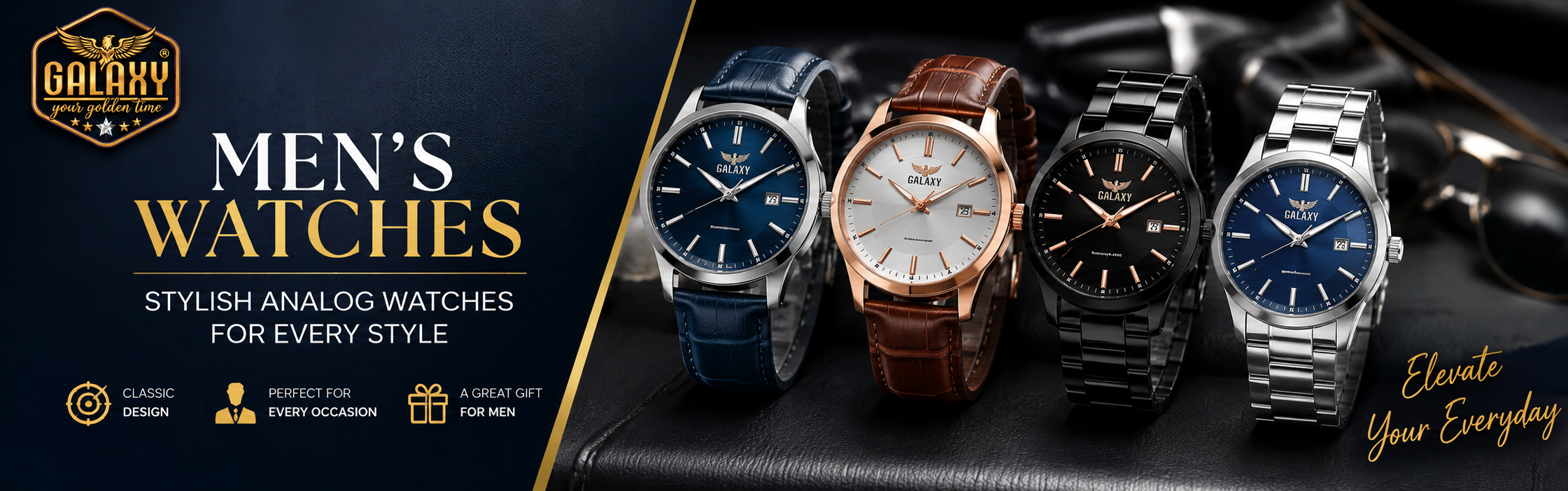 Men's Watches – Stylish Analog Watches for Every Style Galaxy Watch