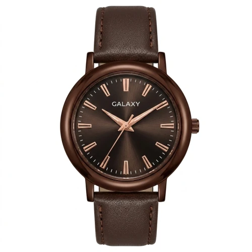 Galaxy Bellaz brown case watch